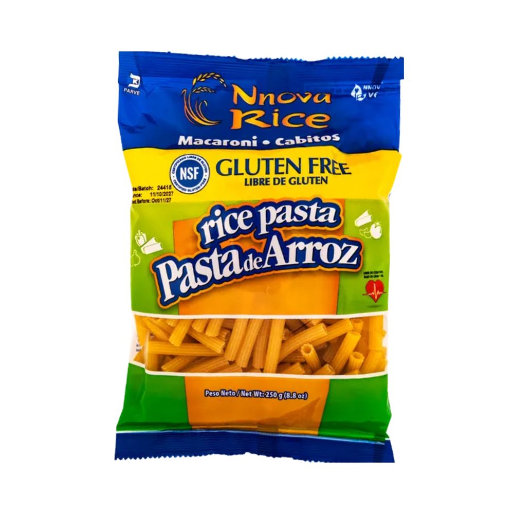 MACARONNI GLUTEN FREE 250GR NNOVA RICE