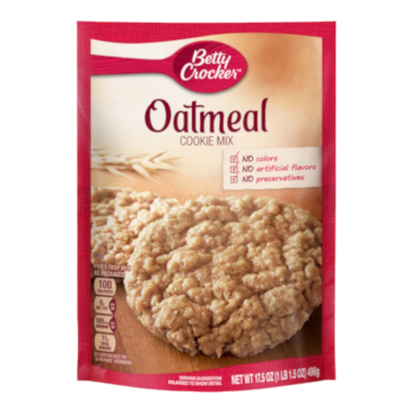 MEZCLA PARA GALLETA AVENA 496 GR BETTY CROCKER