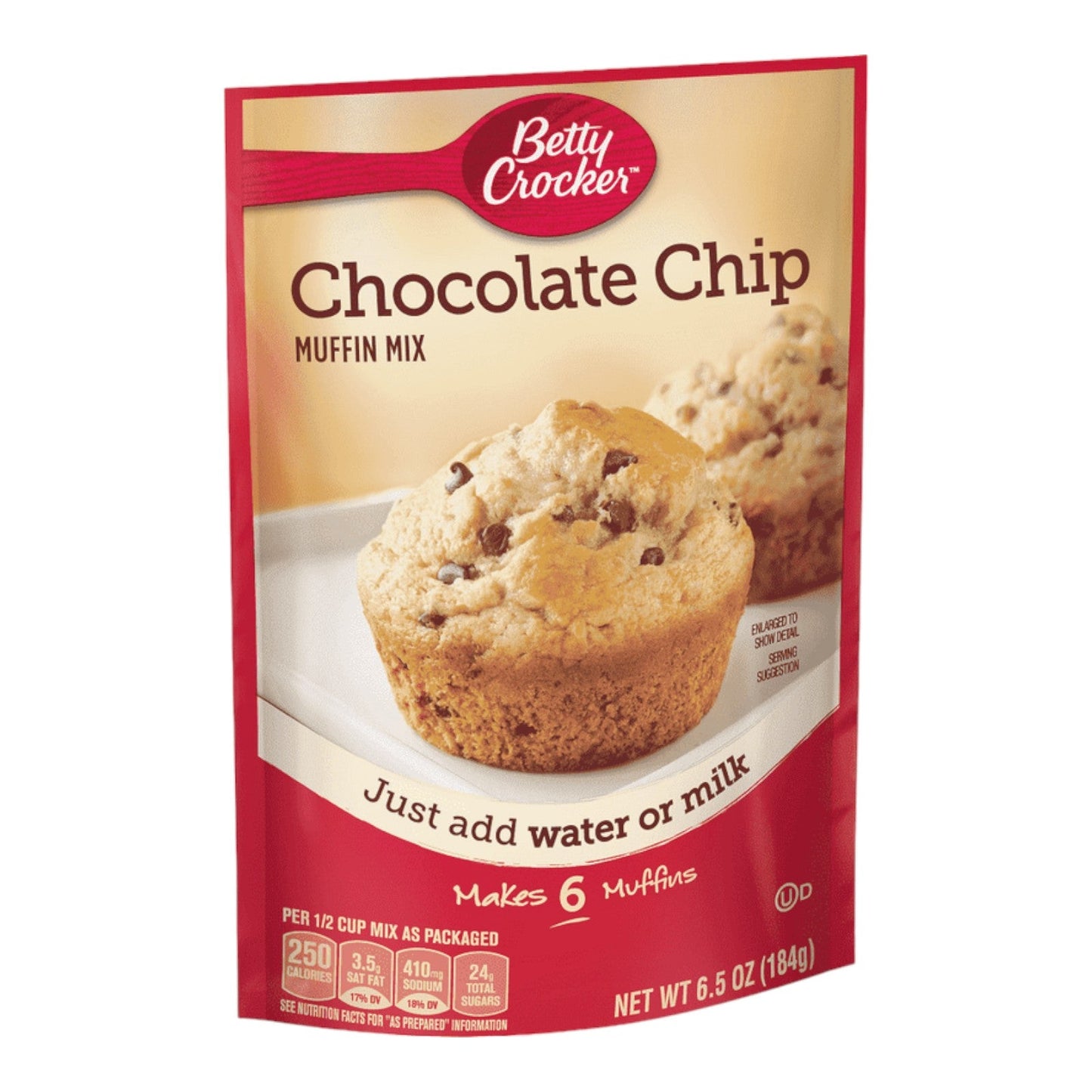 MEZCLA PARA MUFFIN CON CHISPAS DE CHOCOLATE 184 GR BETTY CROCKER