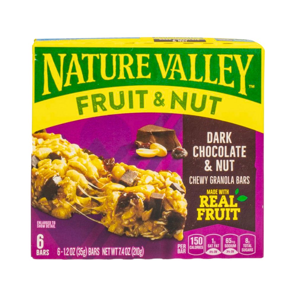 BARRA GRANOLA FRUIT&NUT PEANUT 210GR NATURE VALLEY