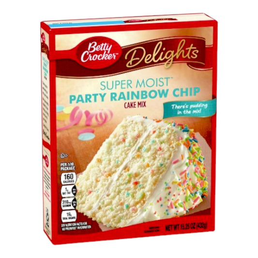 MEZCLA PARA DULCE RAINBOW CHIP 432 GR BETTY CROCKER