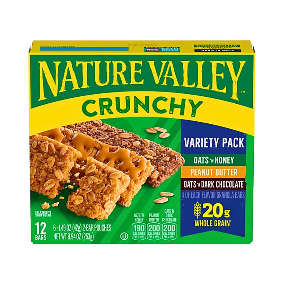 BARRA GRANOLA VARIADAS 253GR NATURE VALLEY