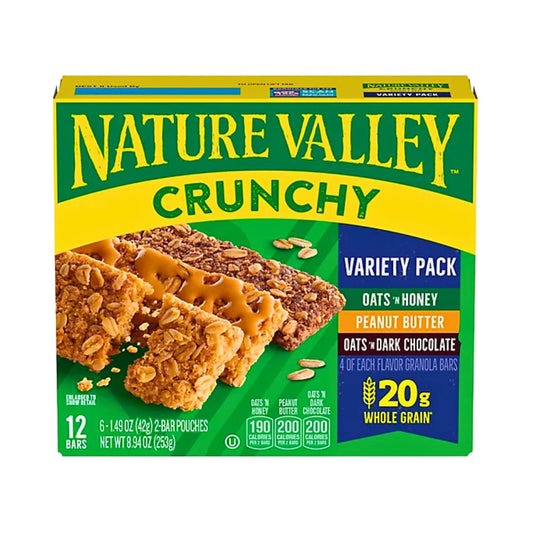 BARRA GRANOLA VARIADAS 253GR NATURE VALLEY