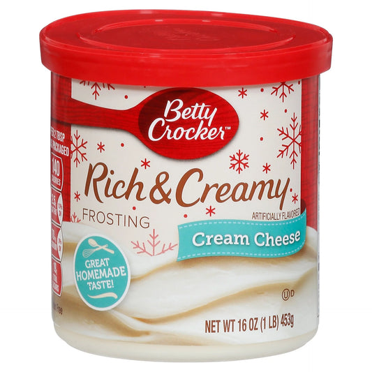 RICH & CREAM CHEESE FROSTING 16 OZ BETTY CROCKER