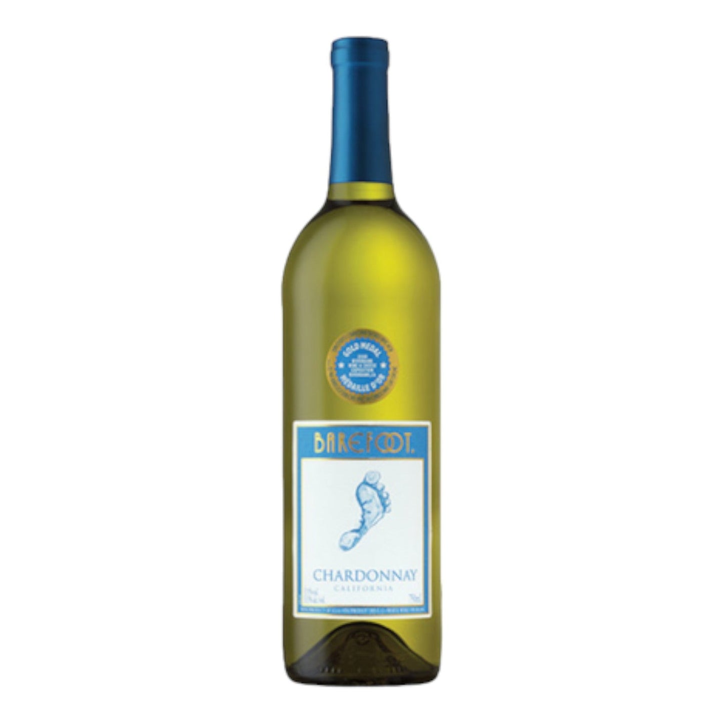 VINO BLANCO CHARDONNAY BOTELLA 750 ML BAREFOOT