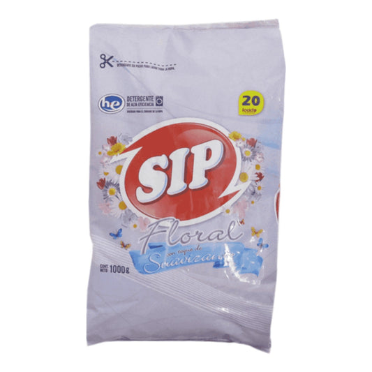 DETERGENTE EN POLVO FLORAL 1000 GR SIP