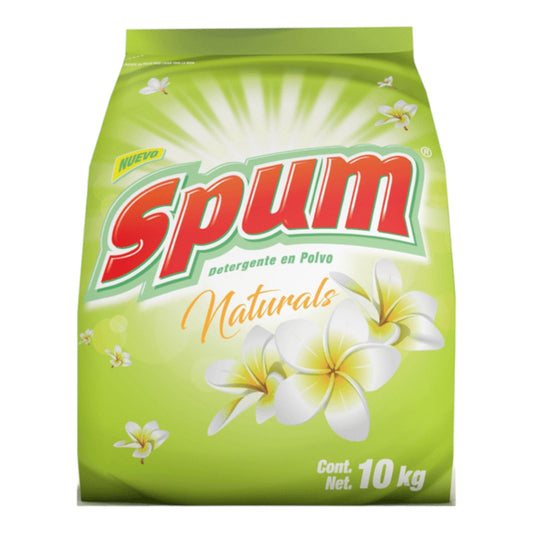 DETERGENTE EN POLVO NATURALS 10 KG SPUM