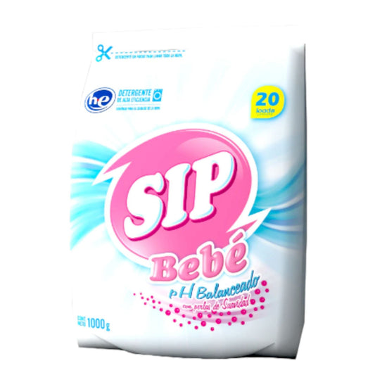 DETERGENTE EN POLVO CON PERLAS 1 KG SIP