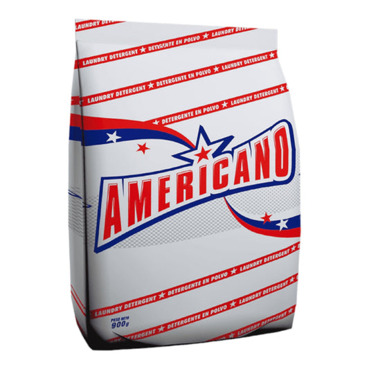 DETERGENTE EN POLVO AMERICANO 900 GR AMERICANO