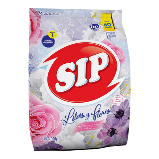 DETERGENTE LILAS Y FLORES 3000 GR SIP