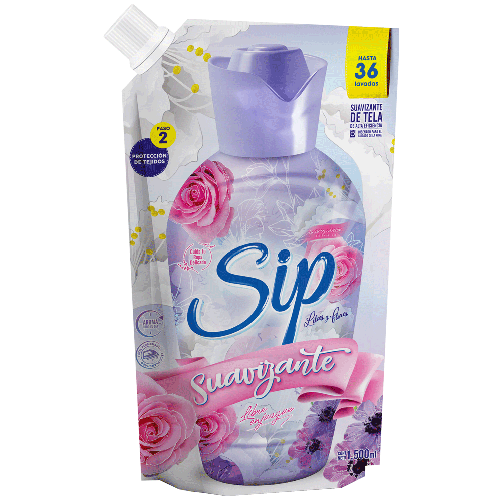 SUAVIZANTE LILAS/FLORES 1500 ml - SIP