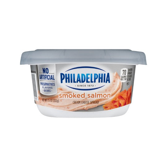QUESO CREMA PHILADELPHIA SALMON AHUMADO 8 OZ KRAFT