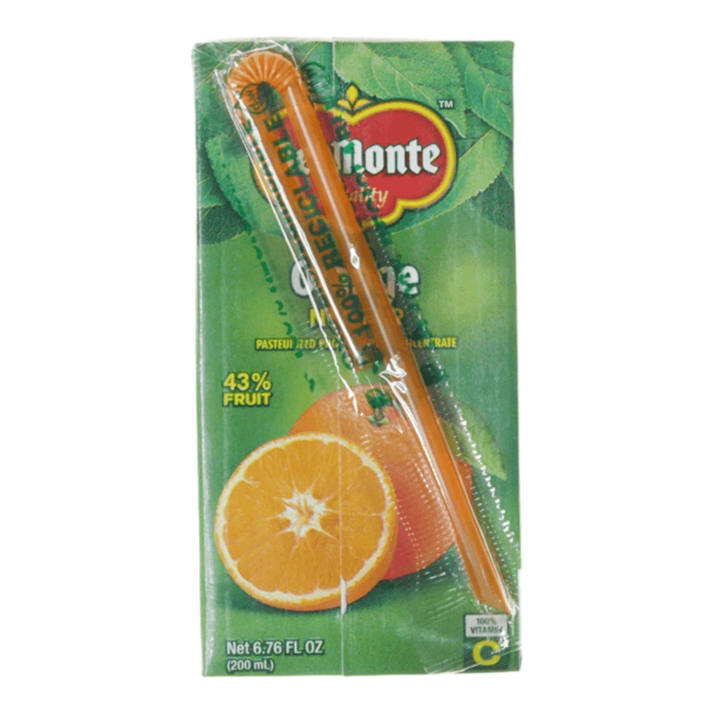 NECTAR DE NARANJA 200 ML DEL MONTE