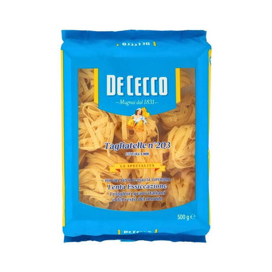 TAGLIATELLE NIDI SEMOLA 500GR DE CECCO