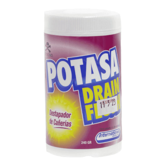 POTASA DRAIN FLUSH 240 GR INTERNATIONAL PROD.