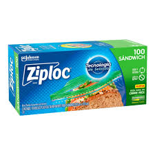 ZIPLOC SANDWICH BAGS 100 CT ZIPLOC