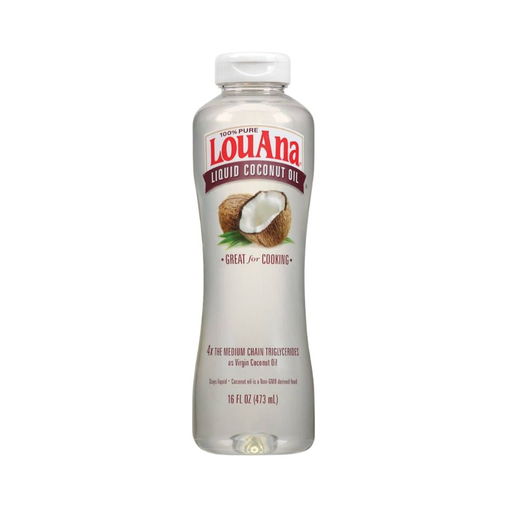 ACEITE DE COCO LIQUIDO 100% PURO 16 OZ LOUANA