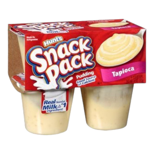 PUDDING DE TAPIOCA 4 PACK 13 OZ HUNT'S