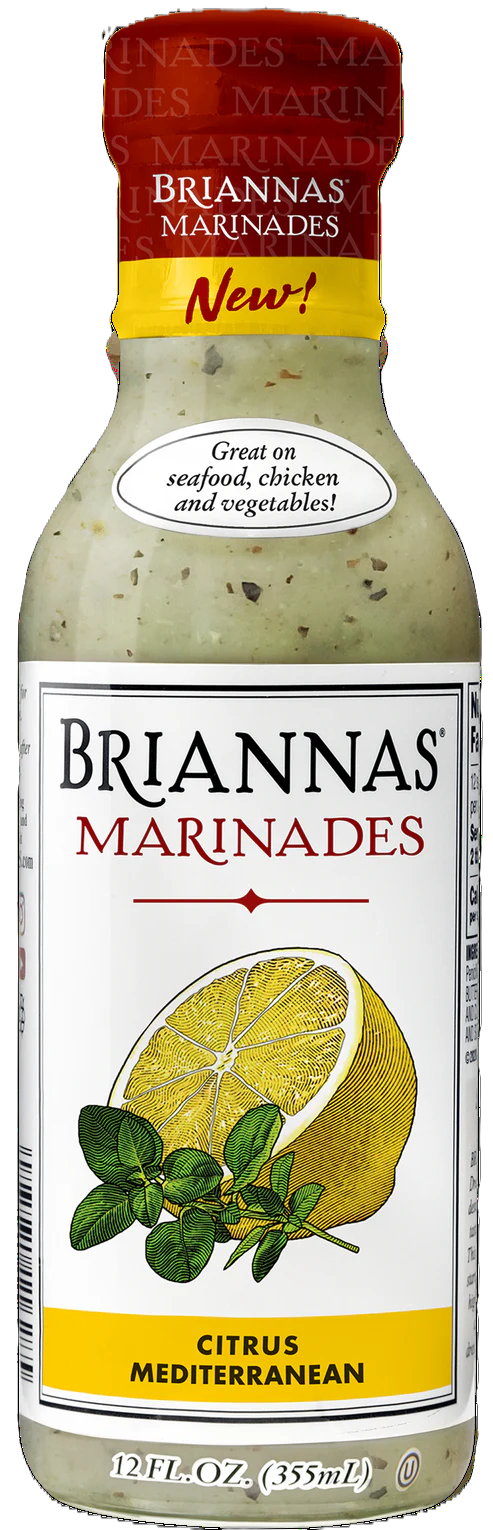 CITRUS MEDITERRANEAN DRESSING 12oz BRIANNAS HOME STYLE
