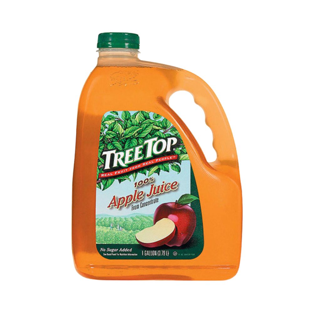 APPLE JUICE 100% 1 GL TREE TOP
