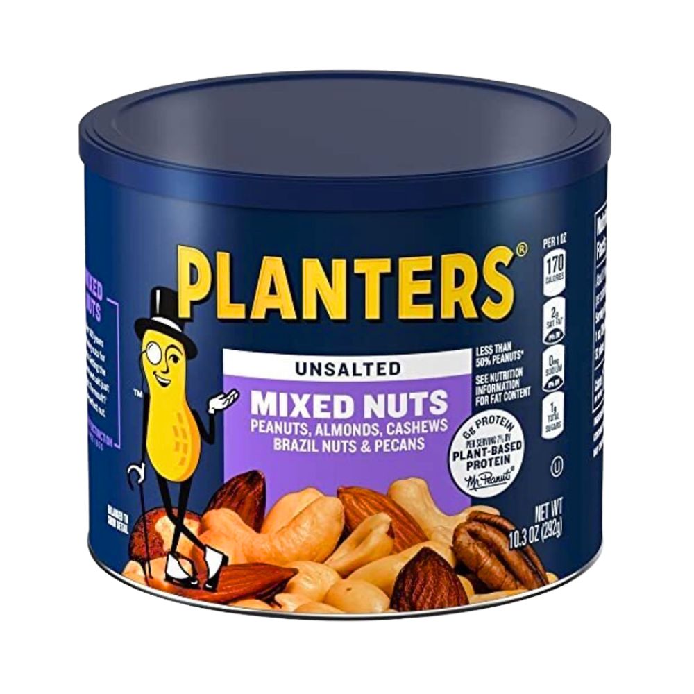NUECES MIXTAS SIN SAL 10.3 OZ PLANTERS