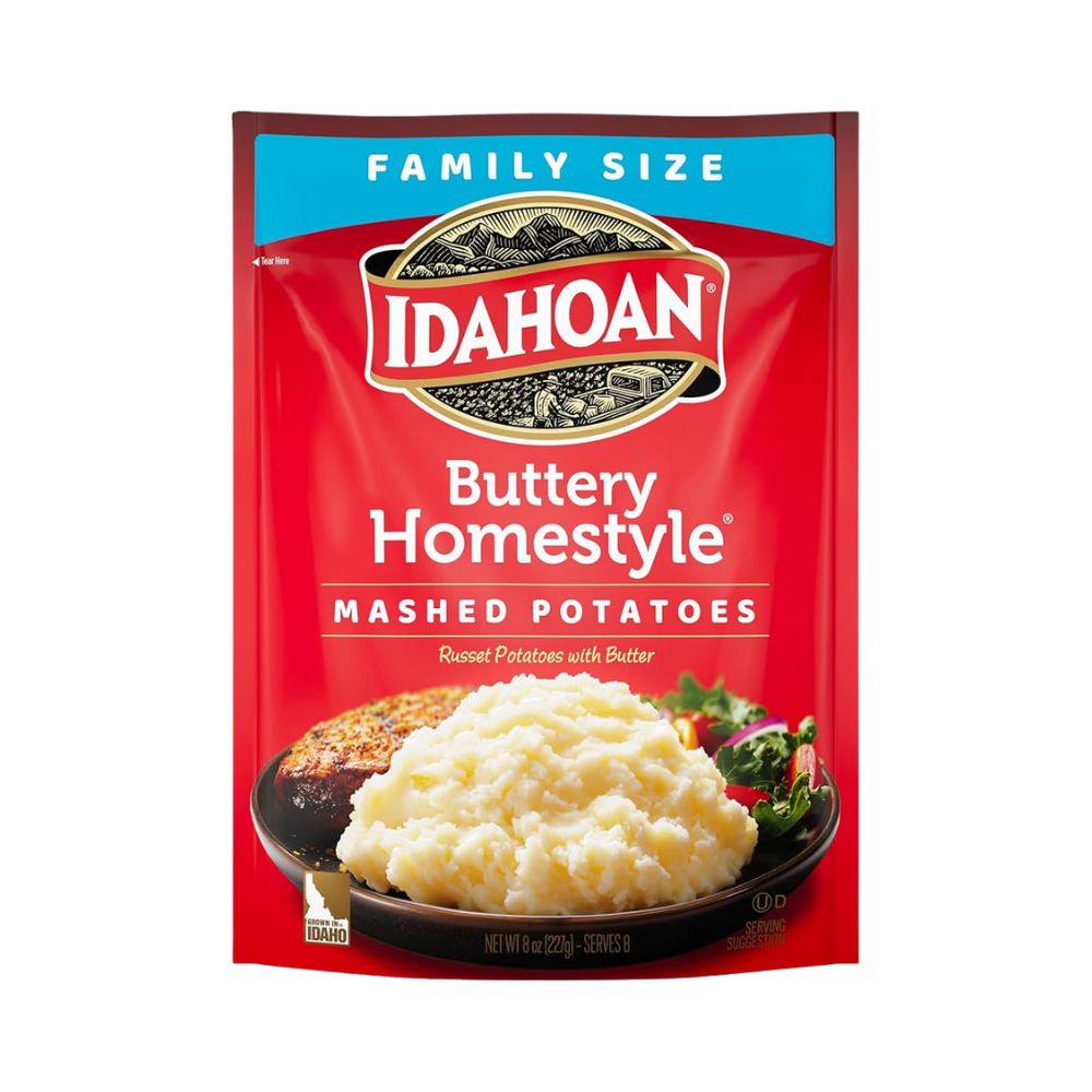 PURE DE PAPAS INSTANTÁNEO BUTTERY HOMESTYLE 8 OZ IDAHOAN