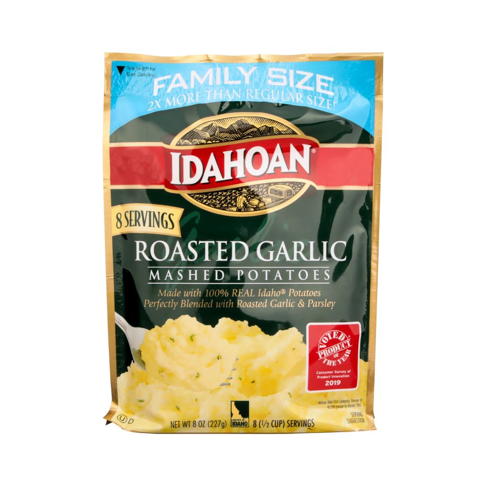 PURE DE PAPA INSTANTANEO AJO 8 OZ IDAHOAN