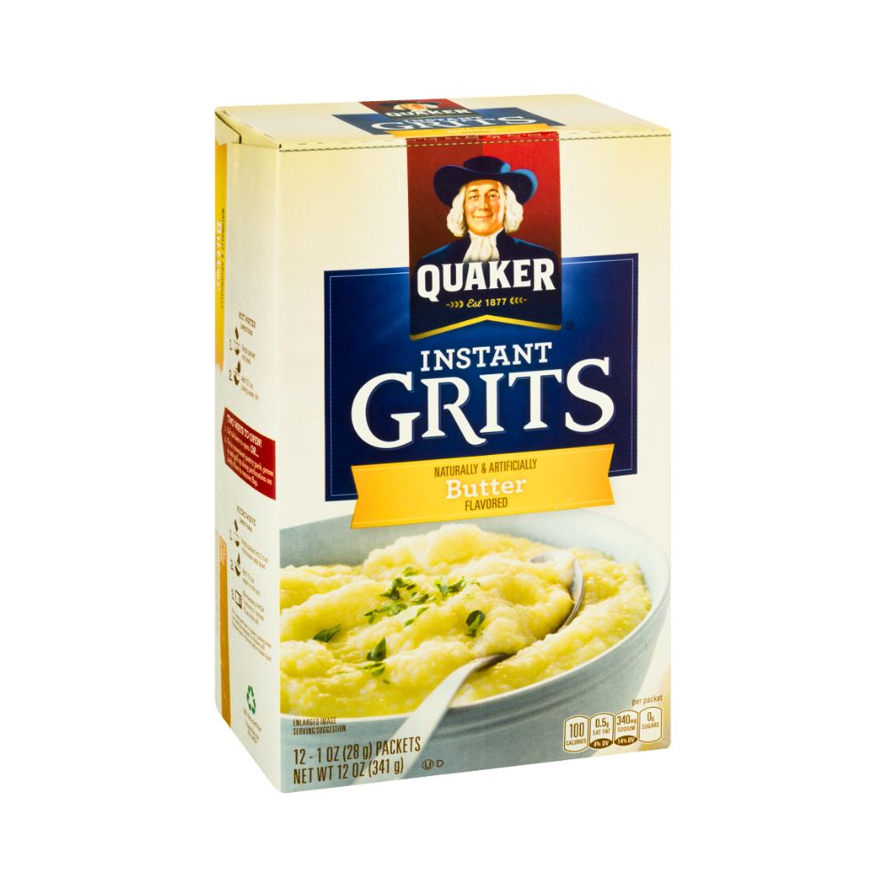 INSTANT GRITS BUTTER QUAKER 9.8 OZ QUAKER