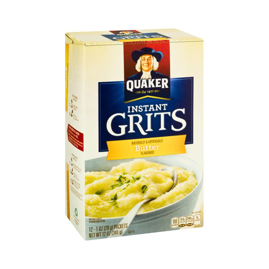 INSTANT GRITS BUTTER QUAKER 9.8 OZ QUAKER