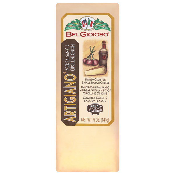 ARTIGIANO AGED BALSAMIC & CIPOLLINE ONION 5 OZ BELGIOIOSO
