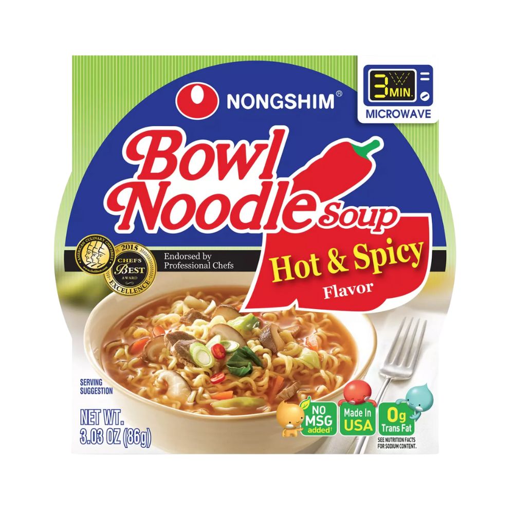 SOPA DE FIDEOS PICANTE 86 GR NONGSHIM