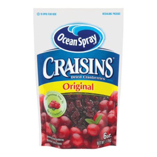 CRANBERRIES ORIGINAL SWEETENED DRIED  OCEAN SPRAY