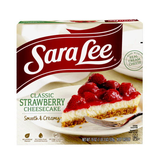 CHEESECAKE STRWBERRY 19 OZ SARA LEE