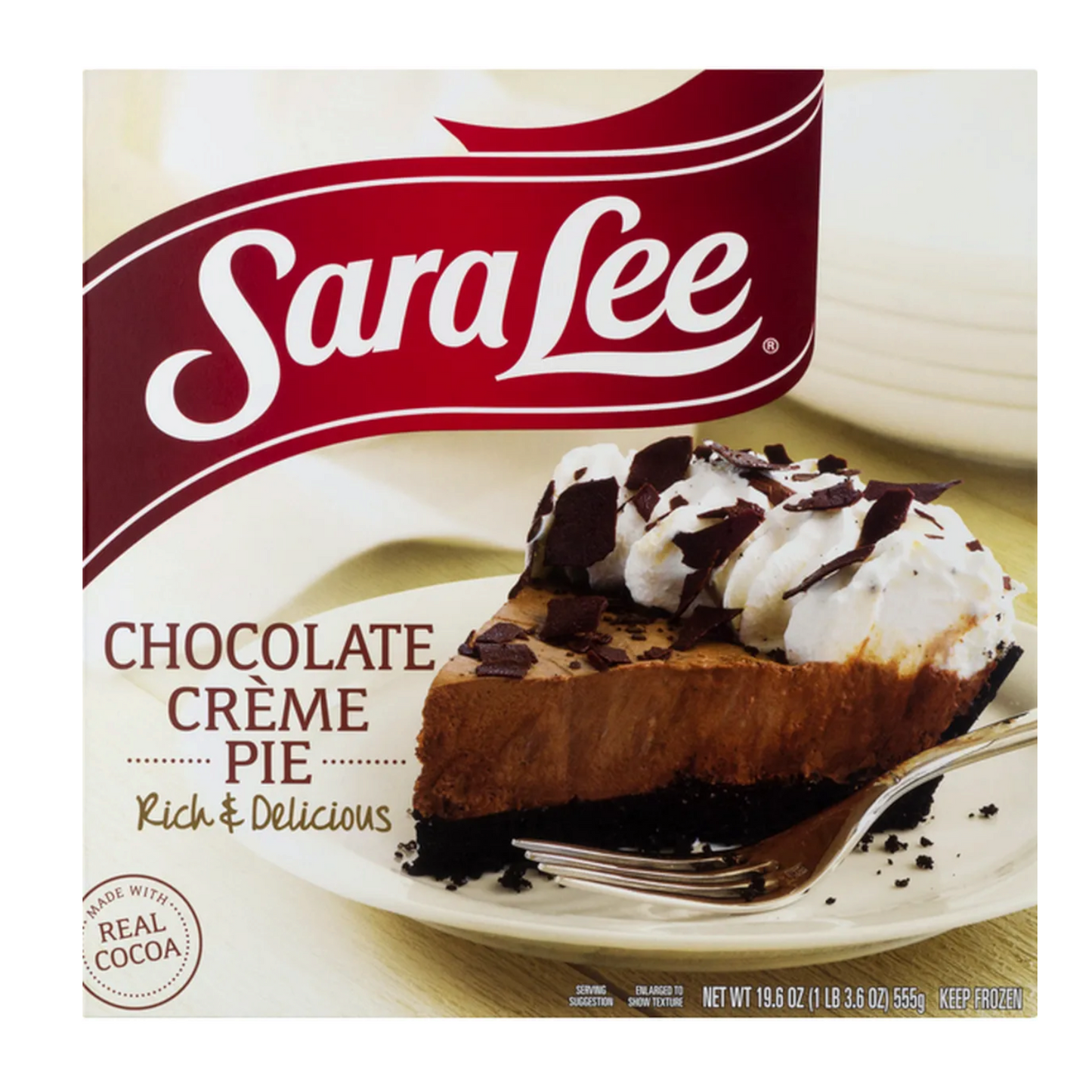 CREME PIE CHOCOLATE 19.6 OZ SARA LEE