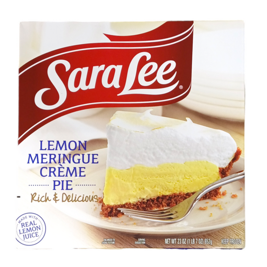 CREME PIE LEMON MERINGUE 23 OZ SARA LEE