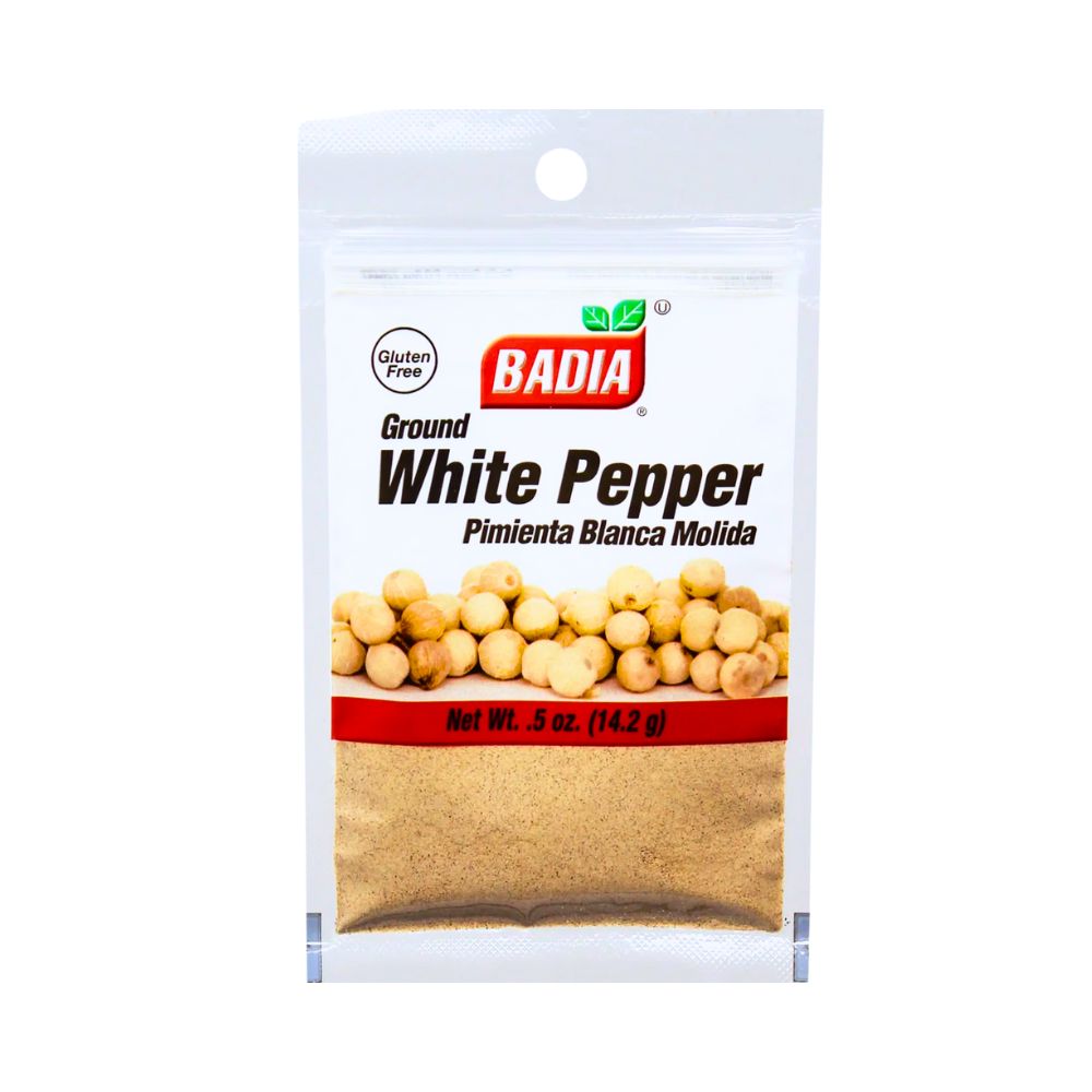 PIMIENTA BLANCA MOLIDA 0.5 OZ BADIA