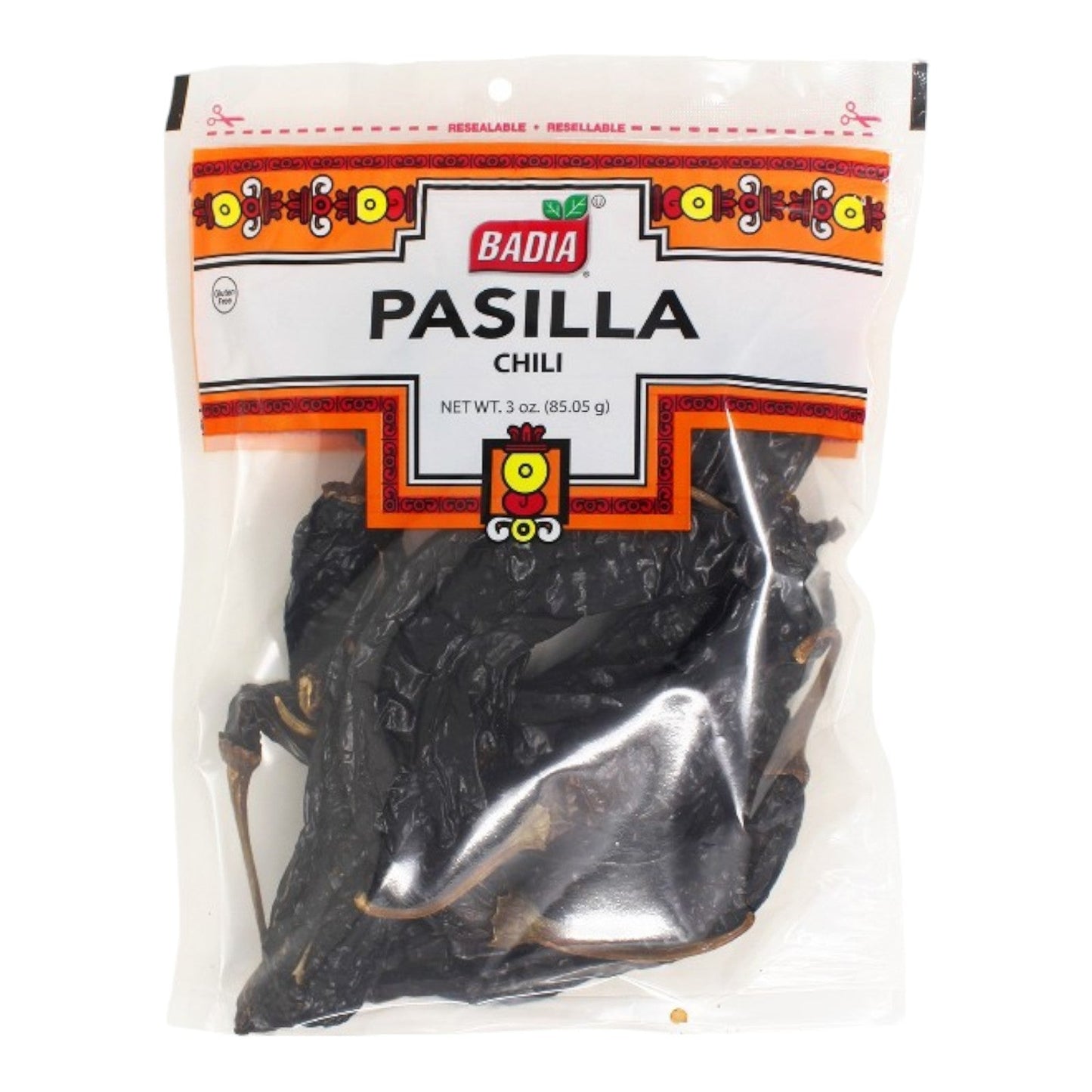 CHILI PASILLA DESHIDRATADO PAQUETE 3 OZ BADIA