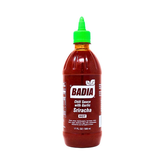 SRIRACHA HOT SAUCE 17 OZ BADIA