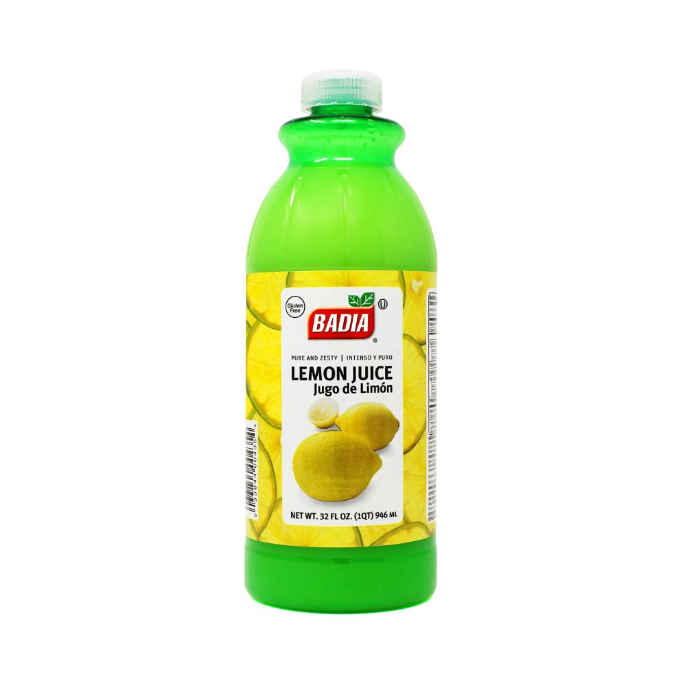 JUGO DE LIMON BOT.PLAST. 32oz BADIA