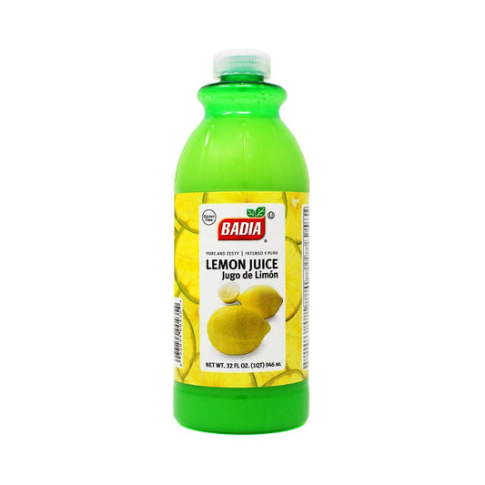 JUGO DE LIMON BOT.PLAST. 32oz BADIA