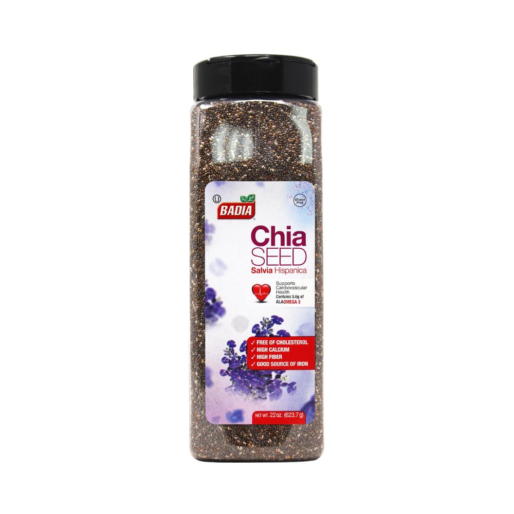 SEMILLAS DE CHIA CON SALVIA HISPANICA 22 OZ BADIA