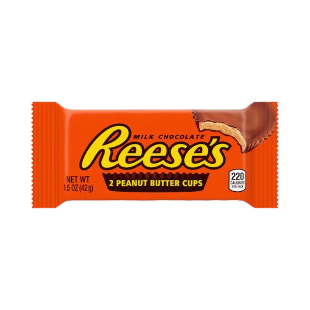 MILK CHOCOCALTE 2 PEANUT BUTTER CUPS 42 GR REESE'S