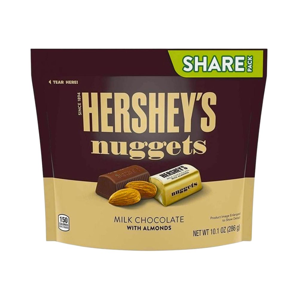 CHOCO NUGGETS W/ALMONDS 286 GR HERSHEY'S