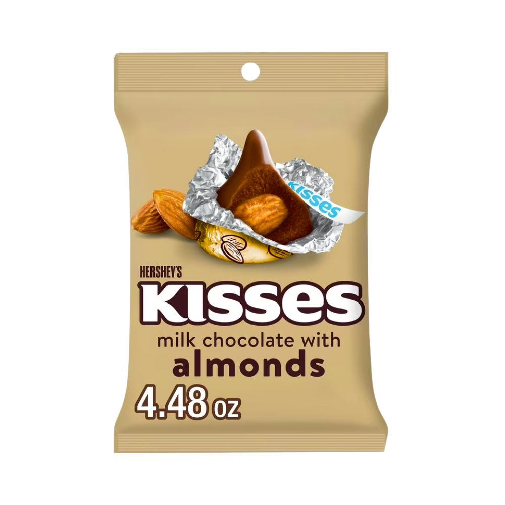 KISSES WITH ALMONDS 5.3 OZ HERSHEY'S