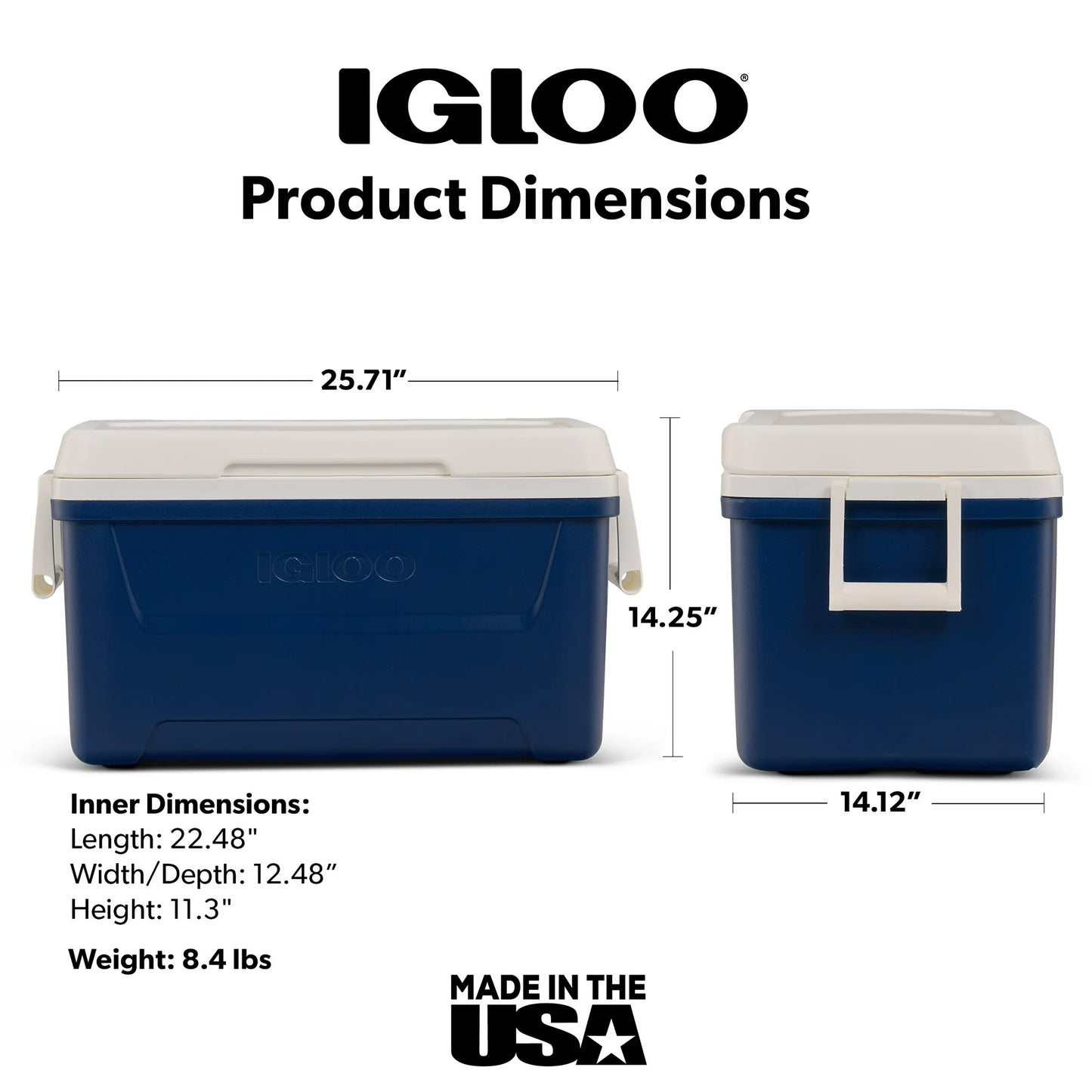 COOLER 48QT LAGUNA MAJESTIC BLUE IGLOO