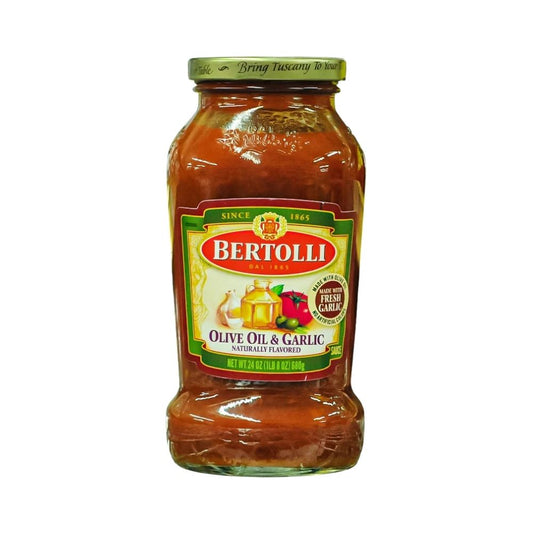 SALSA ACEITE DE OLIVA/AJO 24 OZ BERTOLLI