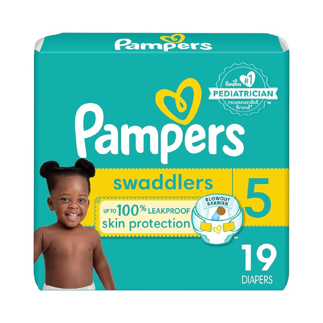 PANAL DESECHABLE SWADDLERS T5 19UN PAMPERS