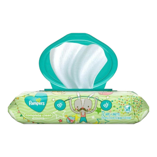 TOALLAS HUMEDAS COMPLETE CLEAN UNSCENTED 72 UN PAMPERS