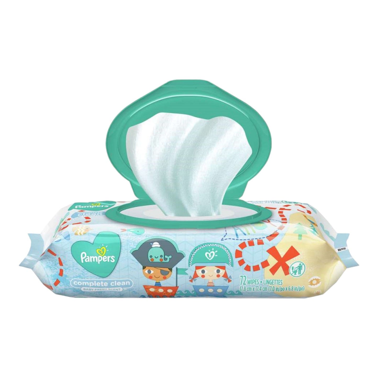 TOALLAS HUMEDAS COMPLETE CLEAN 72 UN PAMPERS