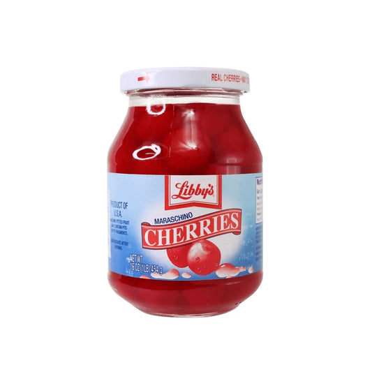 CEREZAS ROJAS EN ENVASE DE VIDRIO 16 OZ LIBBY'S